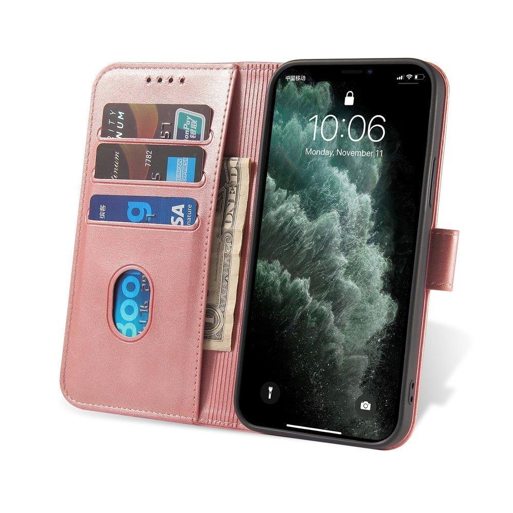 OEM Samsung Galaxy A72 / A72 5G Θήκη Πορτοφόλι Stand από Δερματίνη - Pink