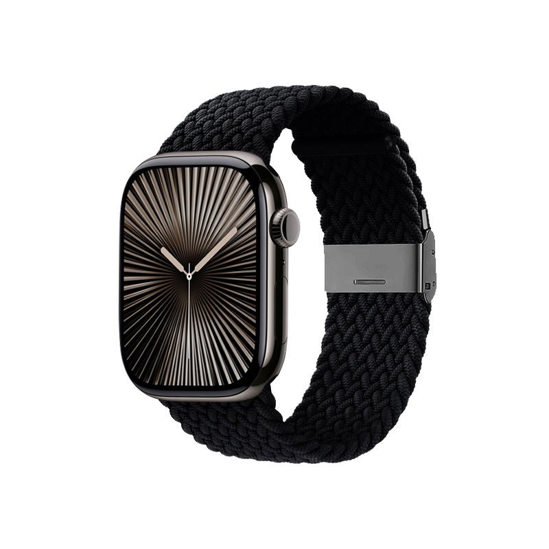 Crong Λουράκι Apple Watch 2/3/4/5/6/7/8/9/10/11 - SE (1/2/3) - 38/40/41/42mm Wave Band - Graphite