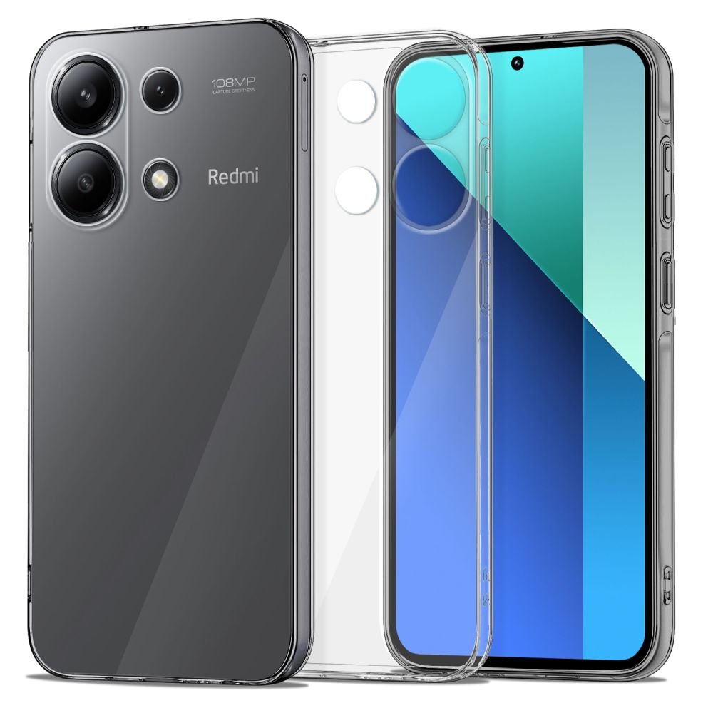 Tech - Protect Xiaomi Redmi Note 13 4G Flexair+ Λεπτή Θήκη Σιλικόνης - Διάφανη