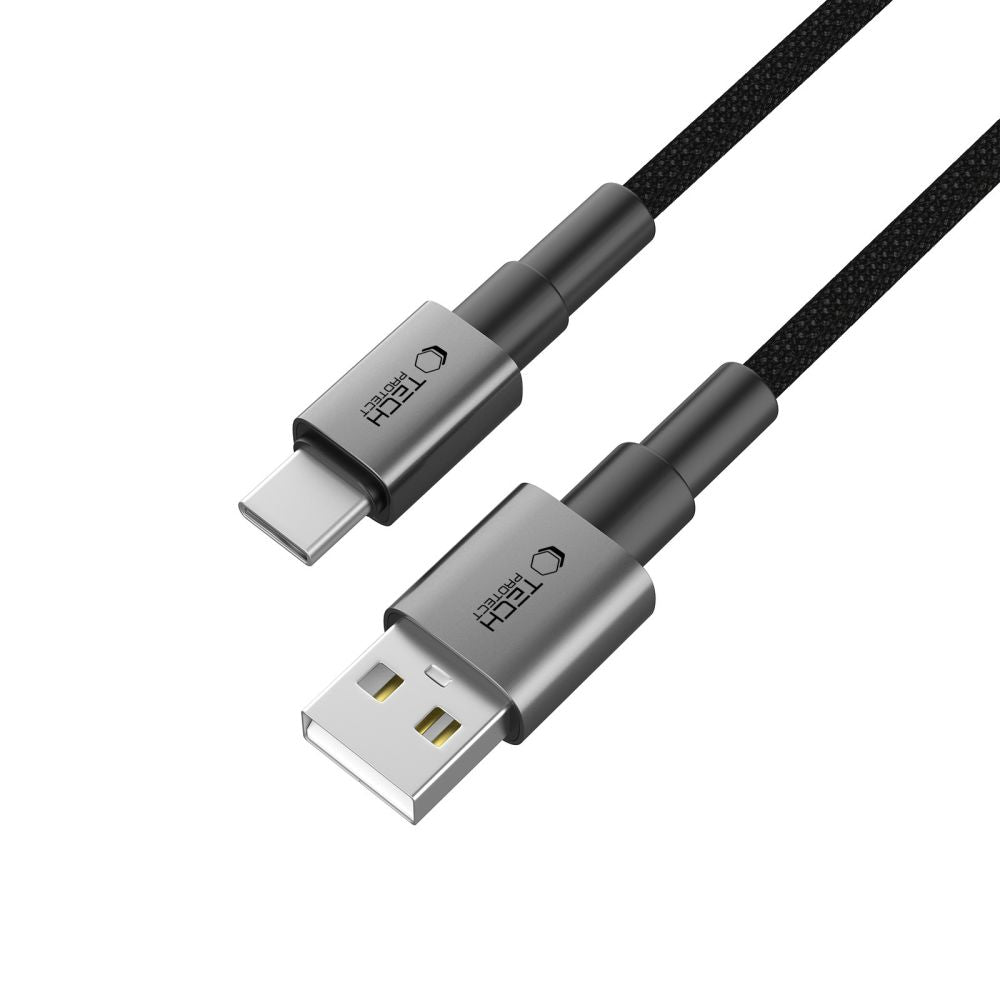 Tech - Protect UltraBoost DNA 15W 3A - Καλώδιο Δεδομένων και Φόρτισης USB - A to USB - C - 3m - Iron Grey