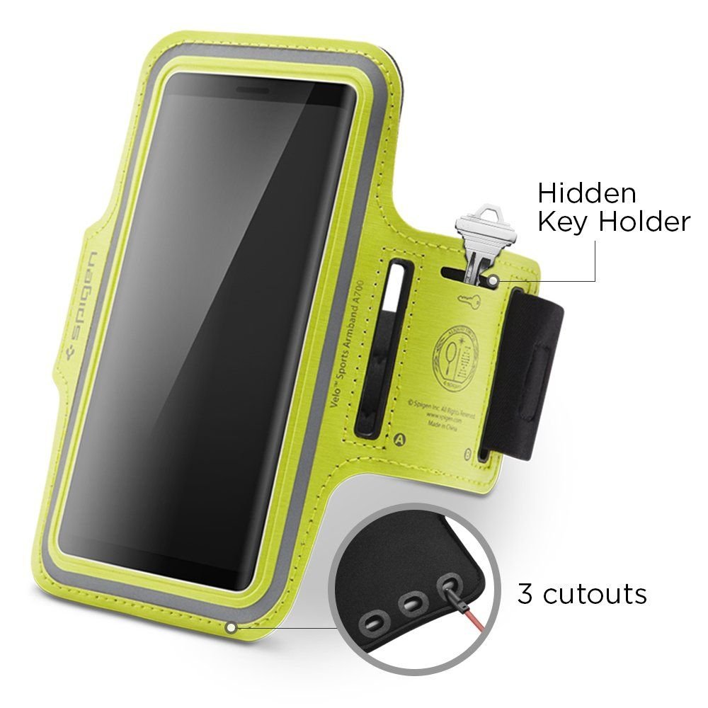 Spigen A700 Universal Sport Armband για Smartphones 6.5'' - Neon Green