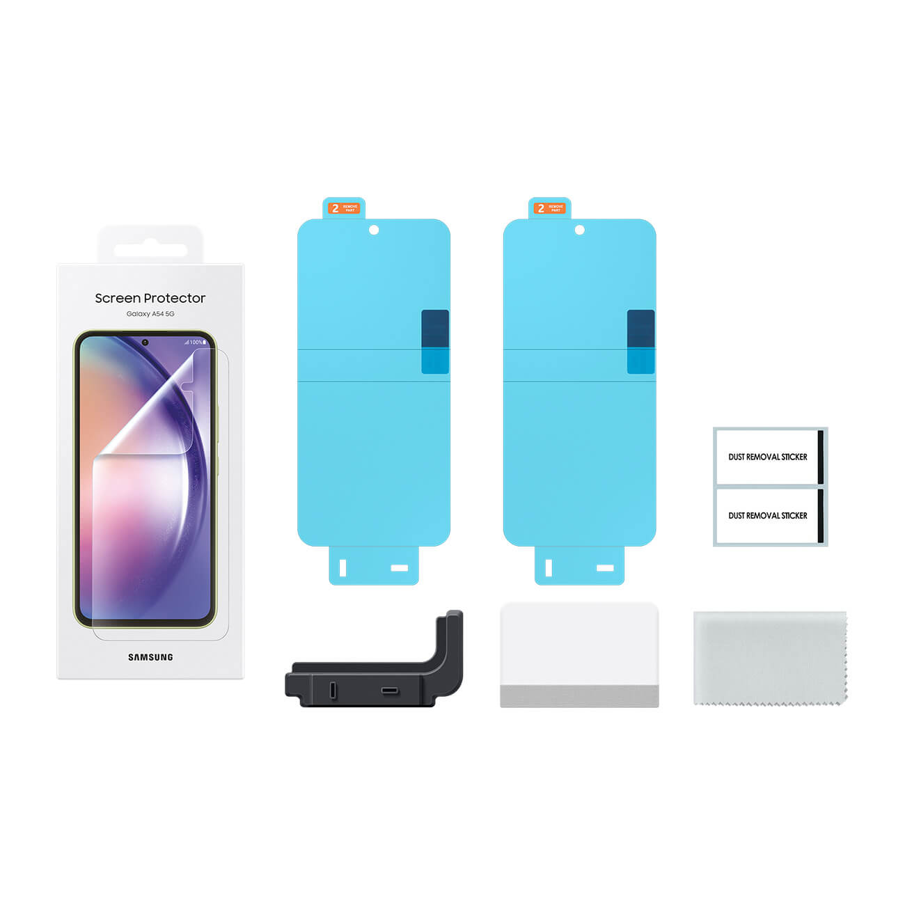 Samsung Screen Protector Samsung Galaxy A54 5G Προστατευτική Μεμβράνη Οθόνης - 2 Τεμάχια - Διάφανη - EF - UA546CTEGWW