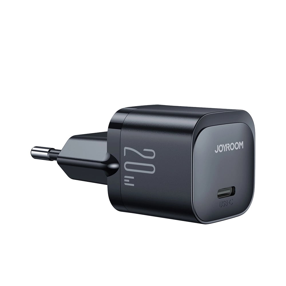 Joyroom Mini PD 20W Οικιακός Φορτιστής Γρήγορης Φόρτισης με Θύρα Type - C - Black - JR - TCF02