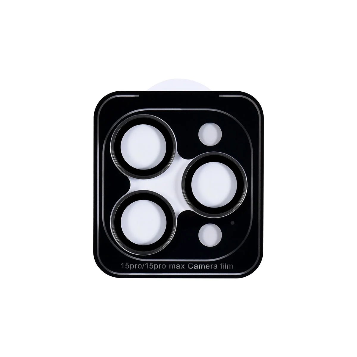 Tuniq iPhone 15 Pro / 15 Pro Max - Προστασία Κάμερας - Αντιχαρακτικό Γυαλί - Διάφανο / Μαύρο