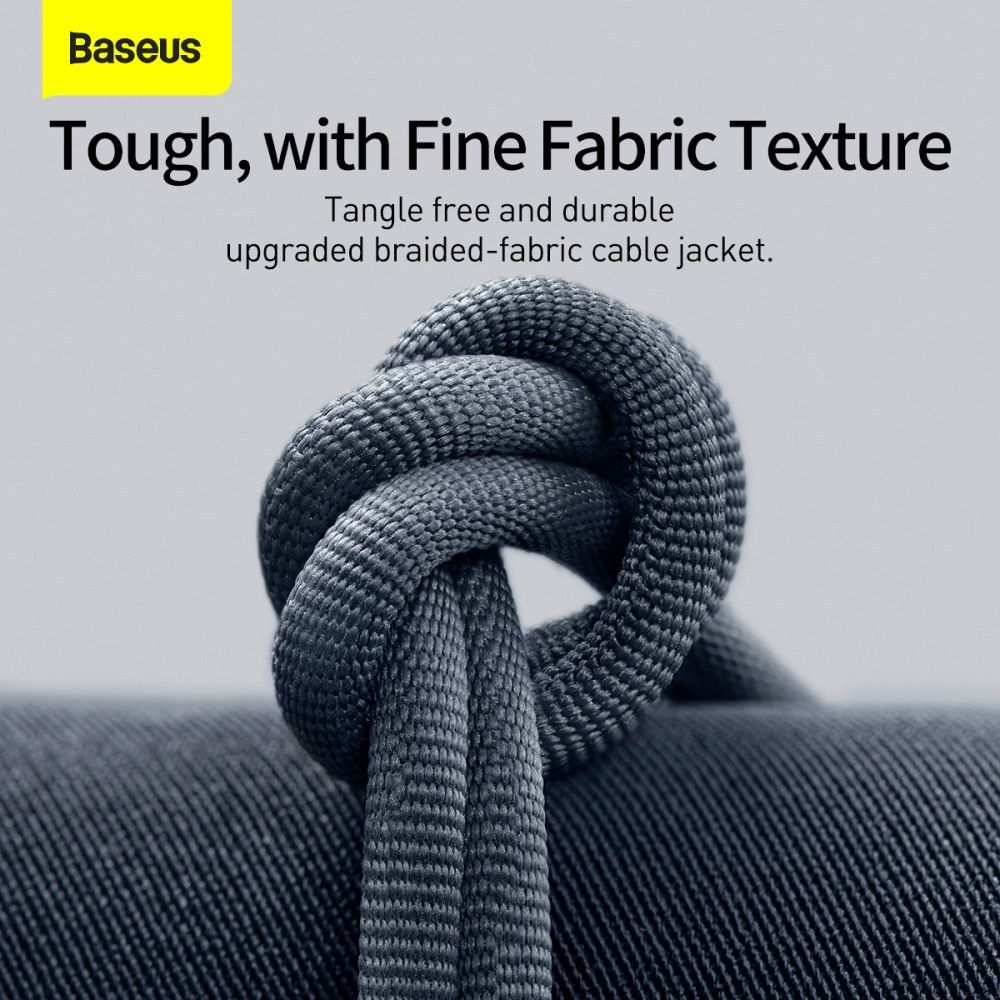 Baseus Crystal Shine Cable Type - C to Lightning PD 20W - Καλώδιο Δεδομένων και Γρήγορης Φόρτισης Type - C to Lightning 1.2M - Black - CAJY000201