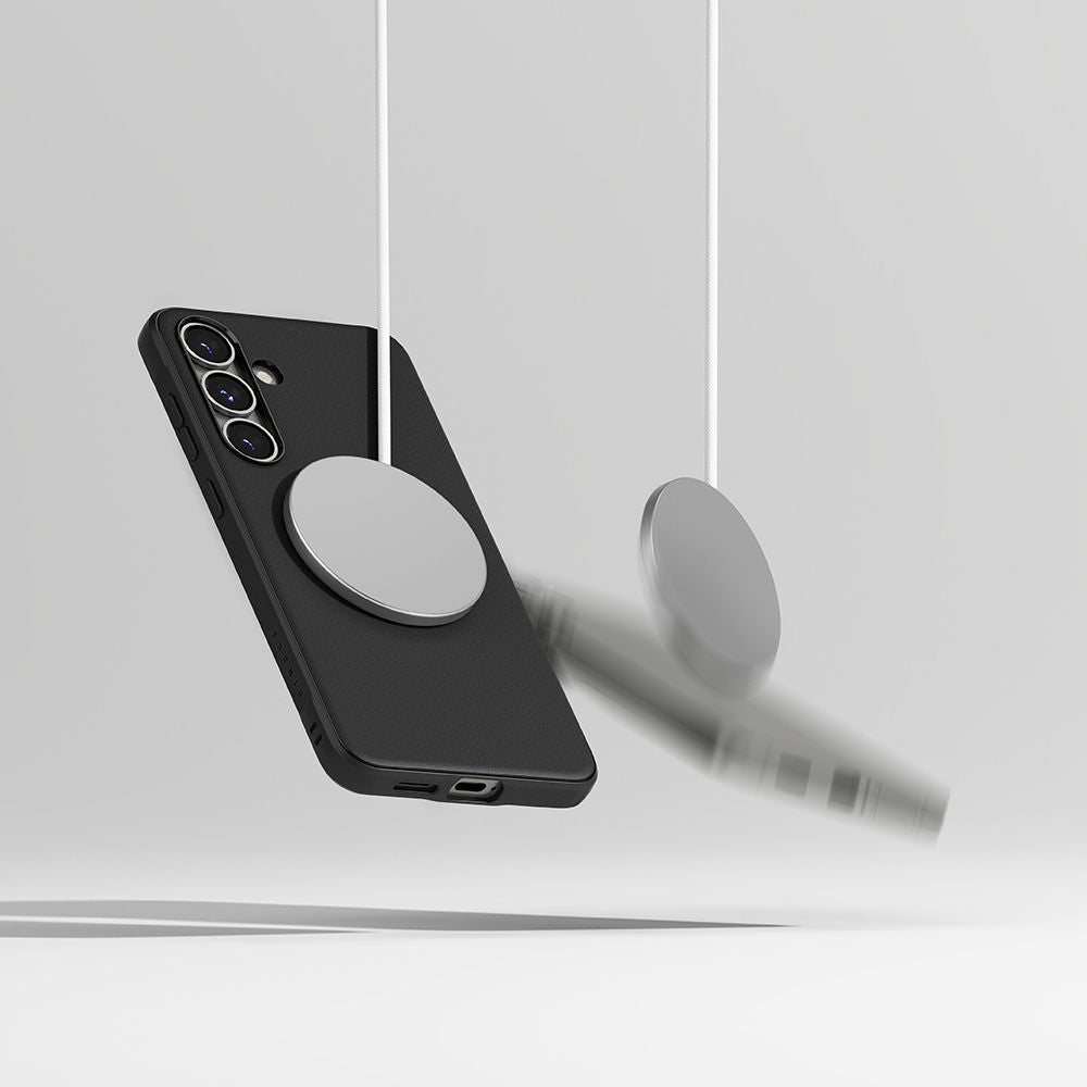 Ringke Samsung Galaxy S25 Plus Onyx Magnetic Θήκη Σιλικόνης με MagSafe - Black