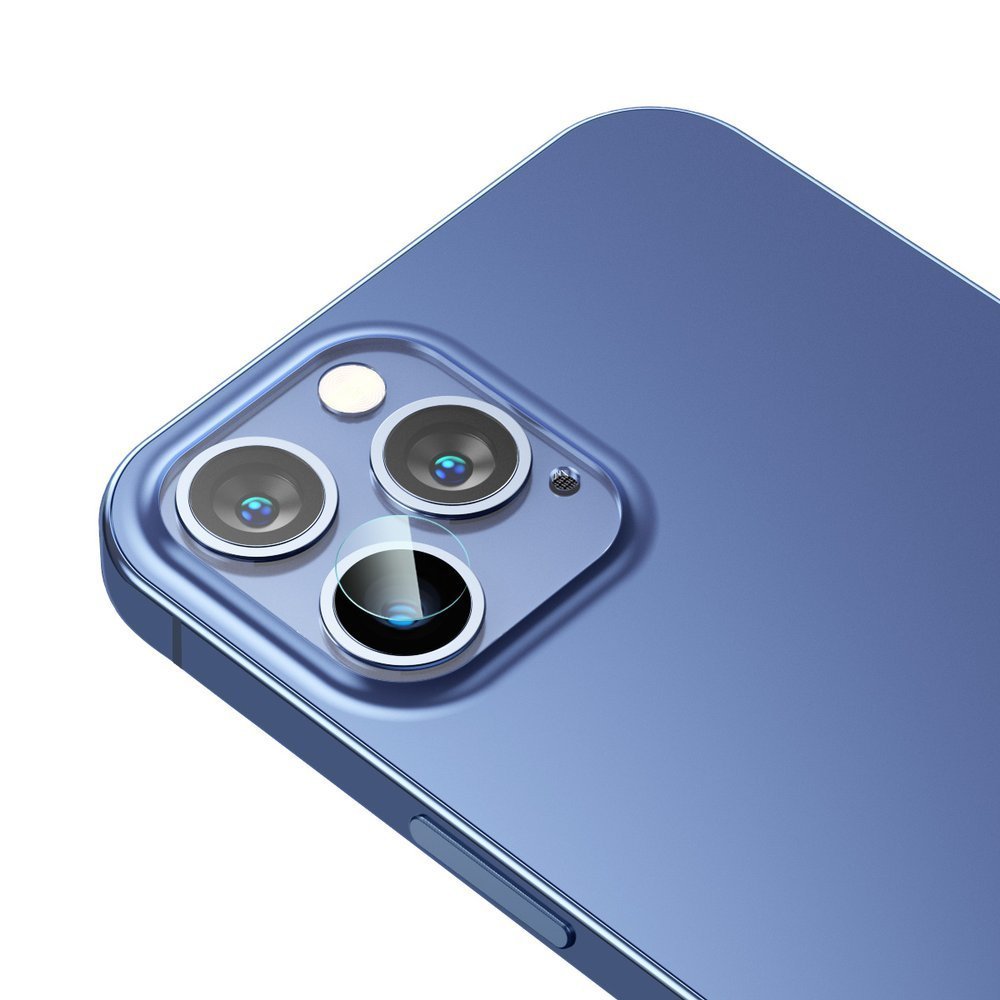 Baseus iPhone 12 Pro / iPhone 12 Pro Max Gem Camera Lens 3H 0.25mm Προστατευτικό Φιλμ για την Κάμερα - 2 Τεμάχια - Διάφανο - SGAPIPH61P - JT02
