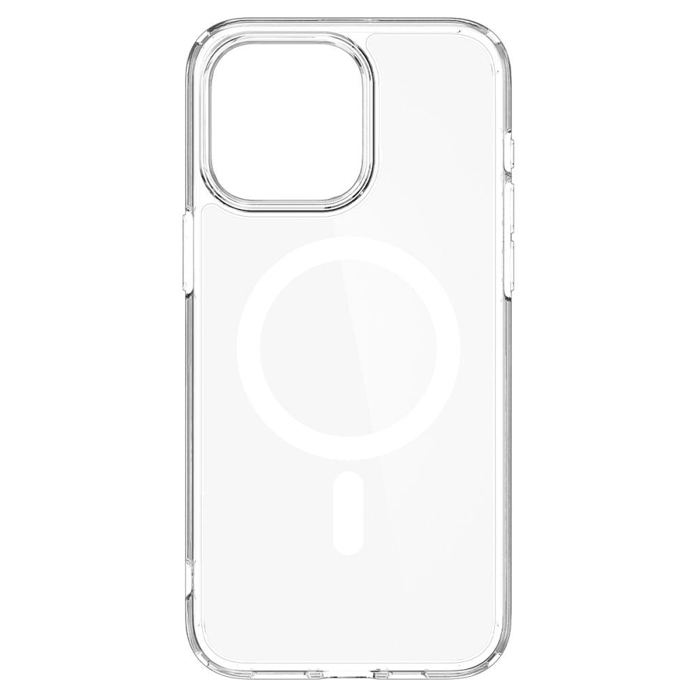 Spigen iPhone 15 Pro Ultra Hybrid Mag Σκληρή Θήκη με Πλαίσιο Σιλικόνης Και MagSafe - Frost Clear