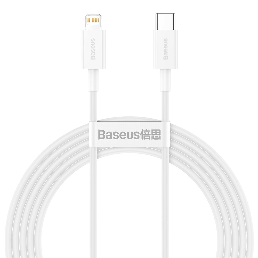 Baseus Superior Series Καλώδιο Δεδομένων και Φόρτισης 20W 2m - Type C to Lightning - White - CATLYS - C02