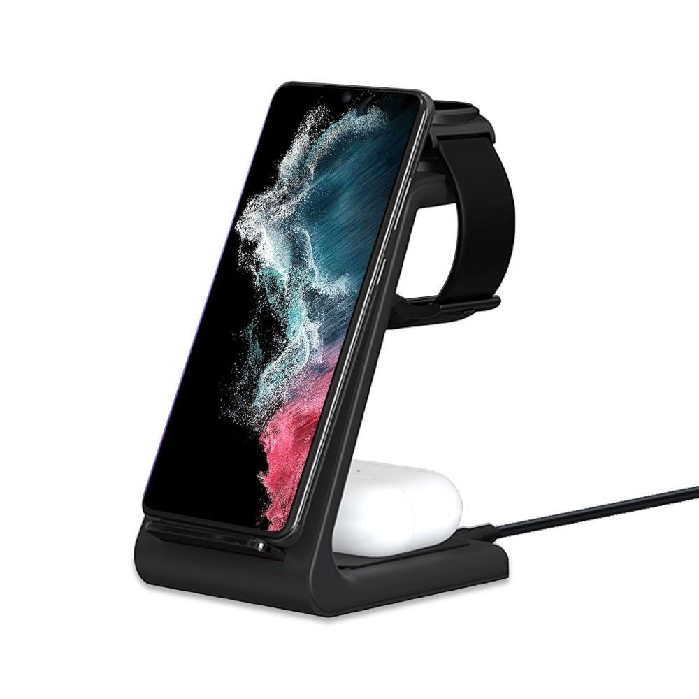 Tech - Protect QI15W - A36 3in1 Ασύρματος Φορτιστής για Android - Black