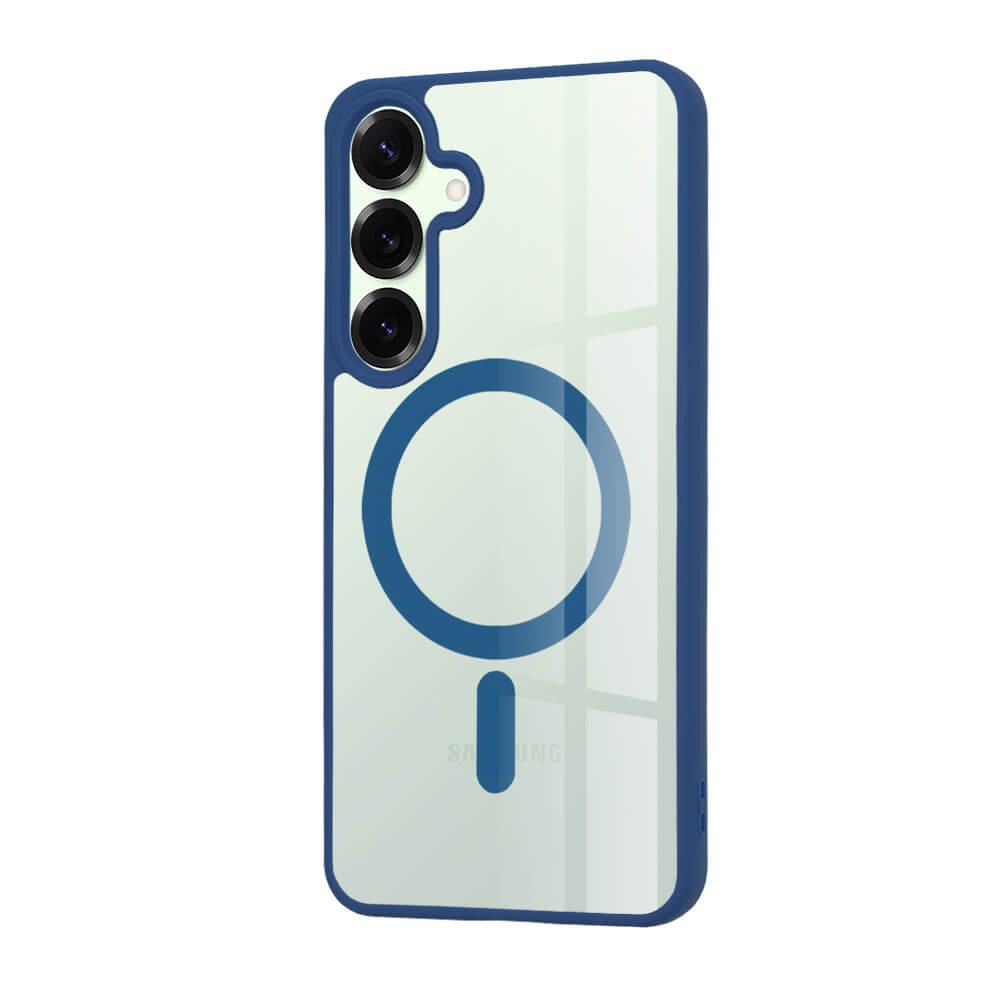 Techsuit Samsung Galaxy S25 Plus - MagSafe Pro - Σκληρή Θήκη με Πλαίσιο Σιλικόνης - Blue