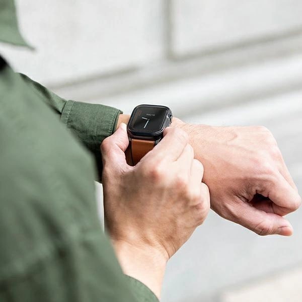Uniq Θήκη Apple Watch 7 / 8 / 9 - 41 mm Garde Hybrid 360 - Διάφανη