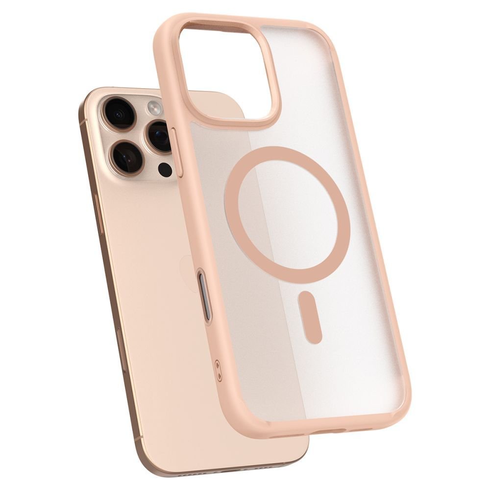 Spigen iPhone 16 Pro Max Ultra Hybrid T Mag Σκληρή Θήκη με Πλαίσιο Σιλικόνης με MagSafe - Frost Rose Titanium