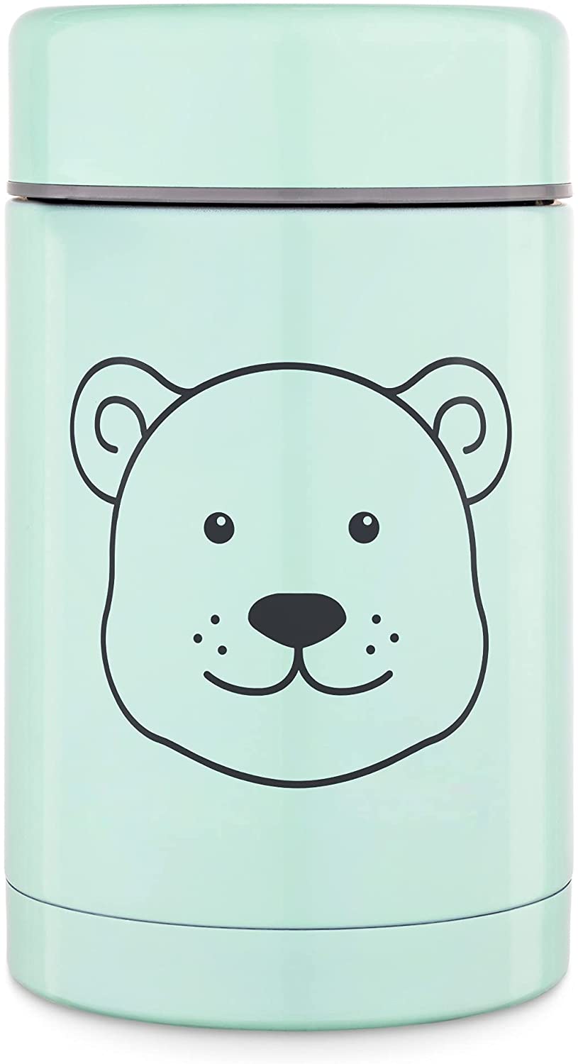 Navaris Θερμός Φαγητού από Ανοξείδωτο Ατσάλι για Παιδιά - Mint Green - 53346.01