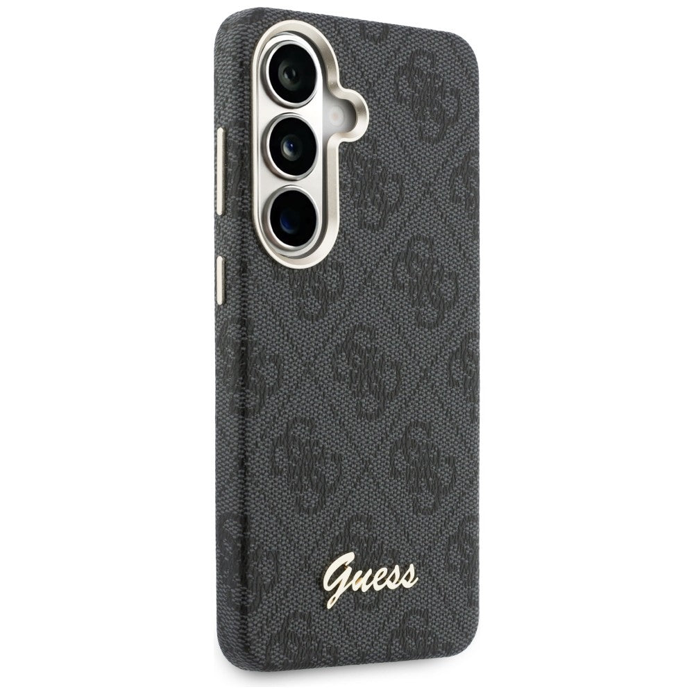 Guess Samsung Galaxy S26 - Θήκη με Επένδυση Συνθετικού Δέρματος MagSafe - 4G Script - Black
