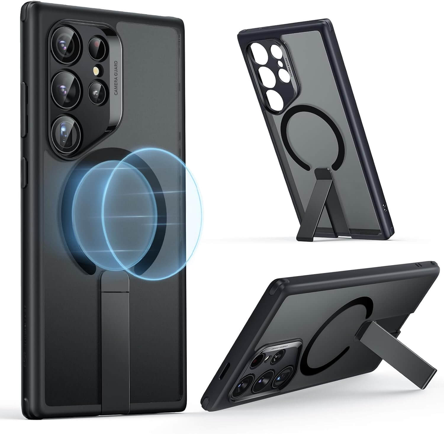 ESR Samsung Galaxy S24 Ultra - Flickstand Boost Halolock Σκληρή Θήκη με MagSafe και Stand - Frosted Black