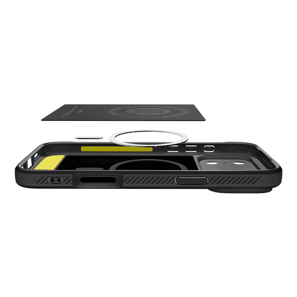 Spigen iPhone 17 Pro - Rugged Armor Mag - Θήκη TPU με MagSafe - Matte Black