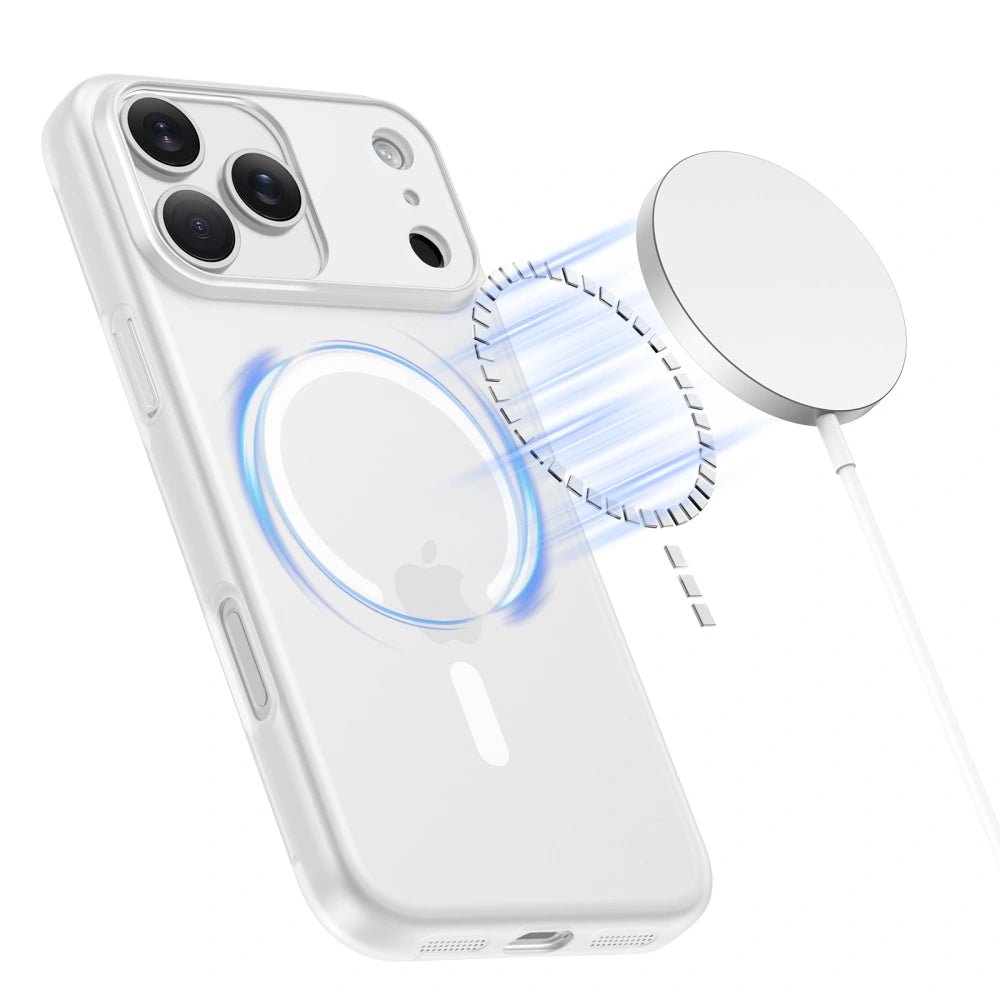 Tech - Protect iPhone 17 Pro MagSlim - Σκληρή Θήκη με MagSafe - Matte / White