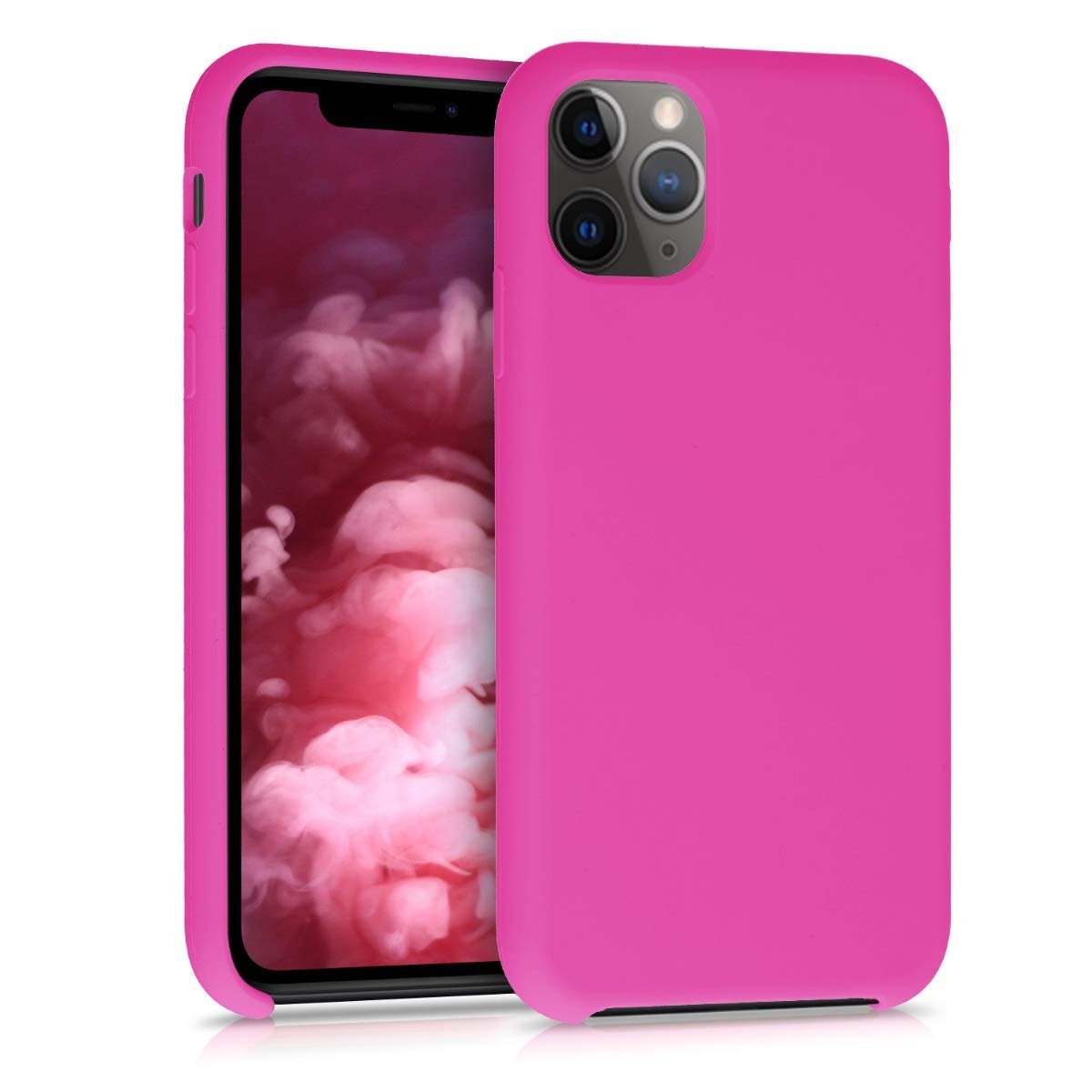 KW iPhone 11 Pro Θήκη Σιλικόνης Rubber TPU - Magenta - 49726.135