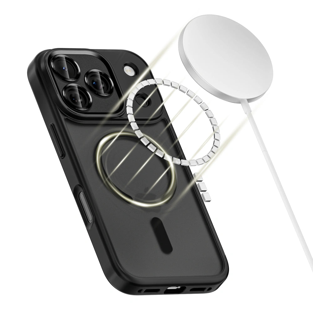 Tech - Protect iPhone 17 Pro Max - MagCam MagSafe - Σκληρή Θήκη με Πλαίσιο Σιλικόνης και Προστασία Κάμερας - Matte Black