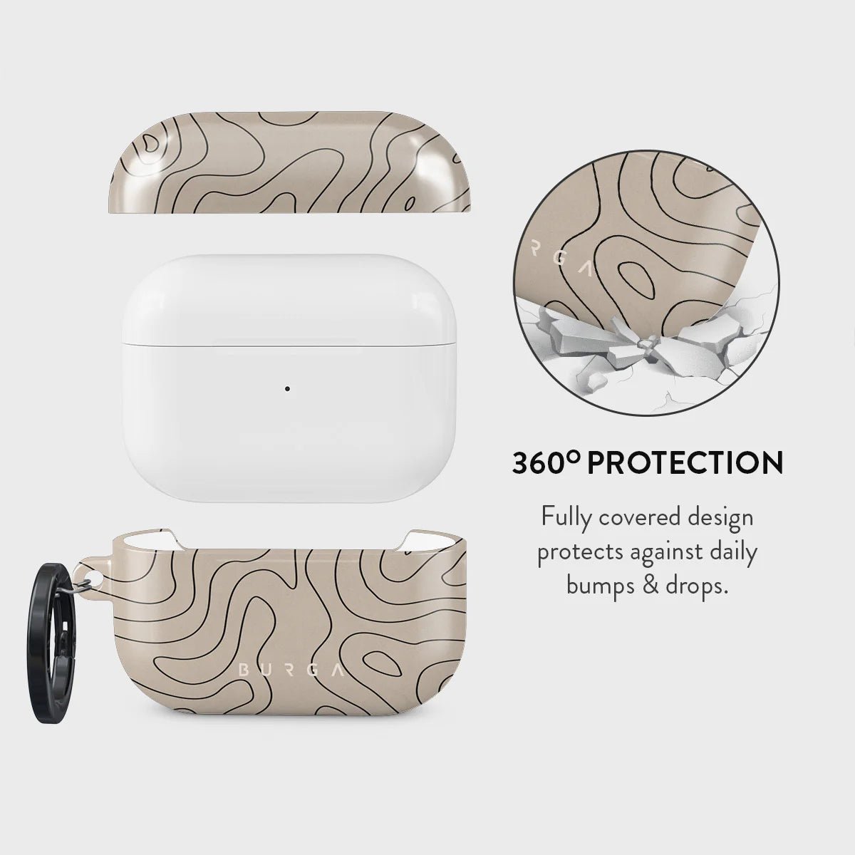 Burga AirPods Pro 2 Σκληρή Θήκη - Wild Terrain