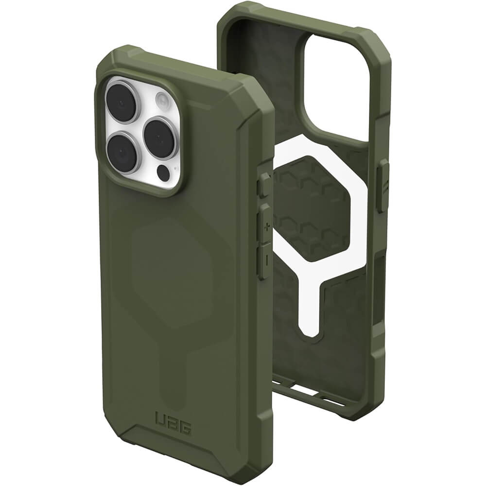 UAG iPhone 16 Pro Essential Armor MagSafe Θήκη Σιλικόνης TPU με MagSafe - Olive Drab