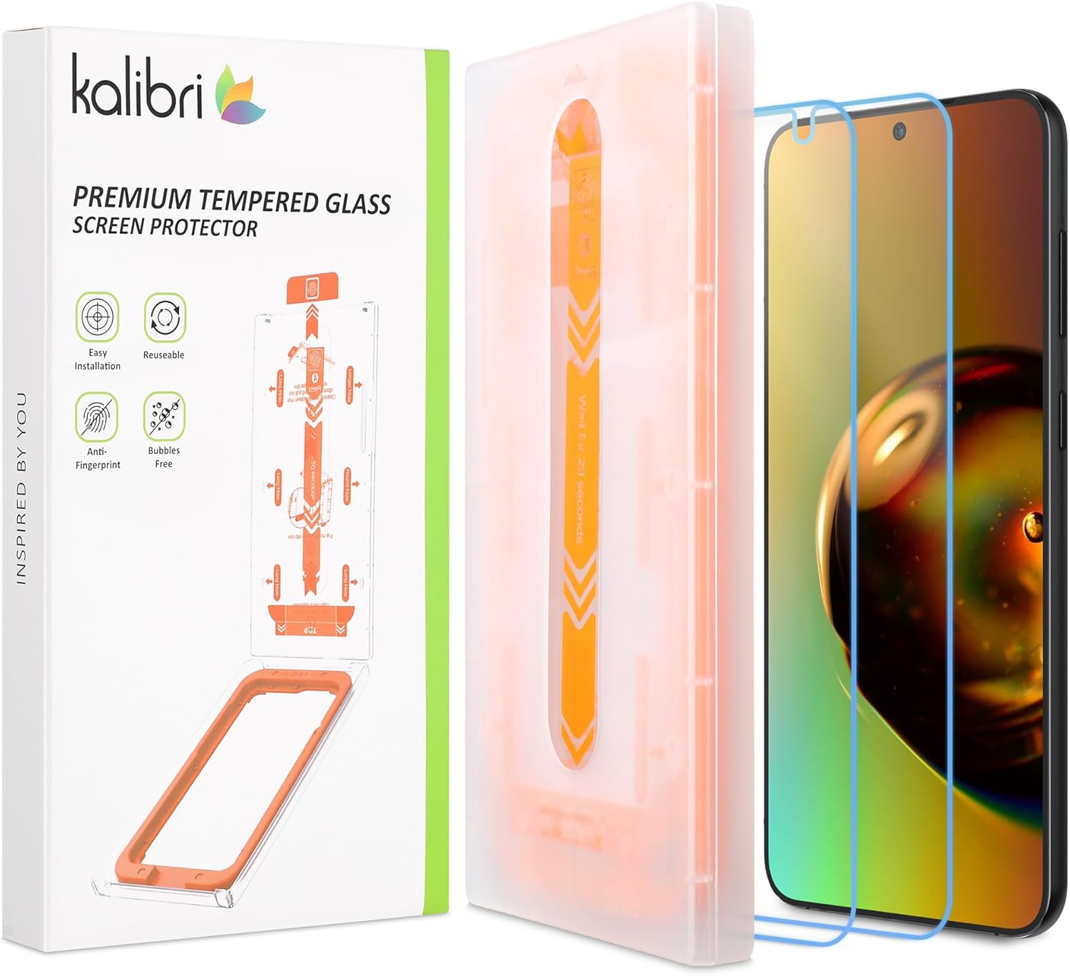 Kalibri Samsung Galaxy S24+ Full Screen Αντιχαρακτικό Γυαλί Οθόνης - 2 Τεμάχια - Διάφανα