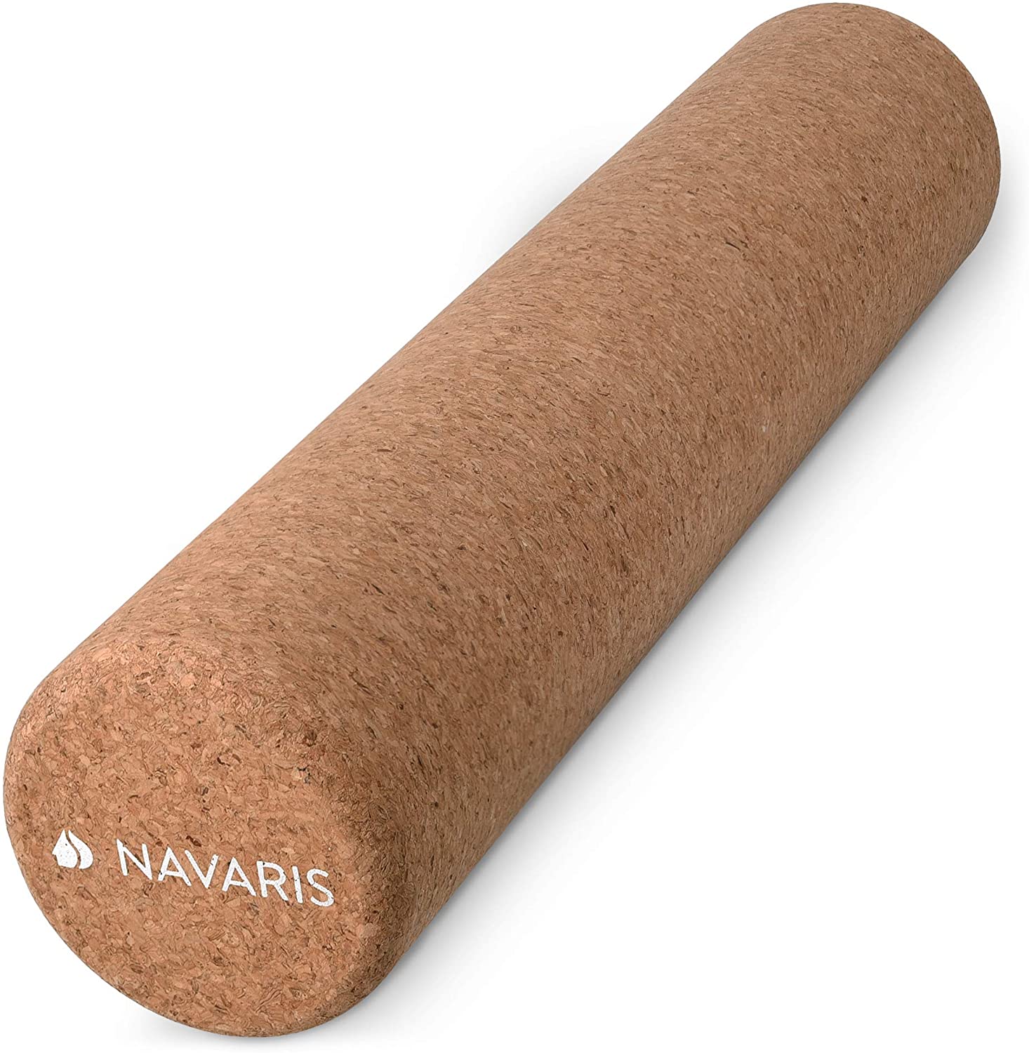 Navaris Fascia Roller Cork - Κύλινδρος Γυμναστικής από Φελλό - 45cm - Light Brown - 47492.2