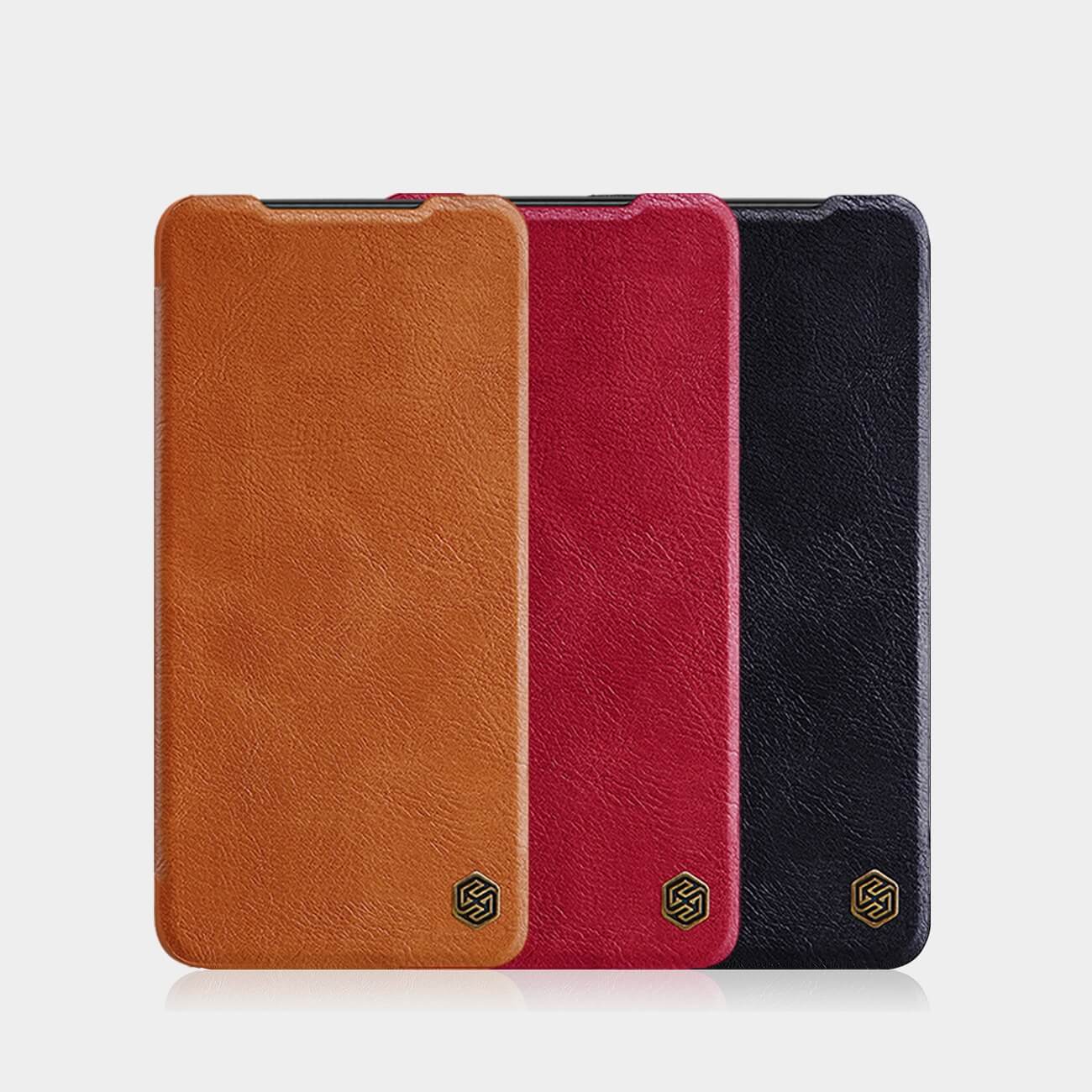 Nillkin Xiaomi Redmi Note 11 / Redmi Note 11S Qin Leather Flip Book Case Θήκη Βιβλίο - Brown