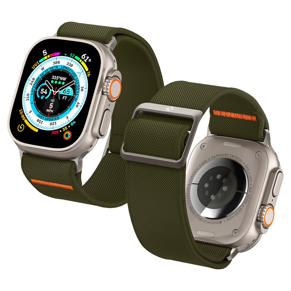 Spigen Λουράκι Apple Watch 4/5/6/7/8/9/10/11 - SE (1/2/3) - ULTRA (1/2/3) - 44/45/46/49mm Fit Lite Ultra - Khaki