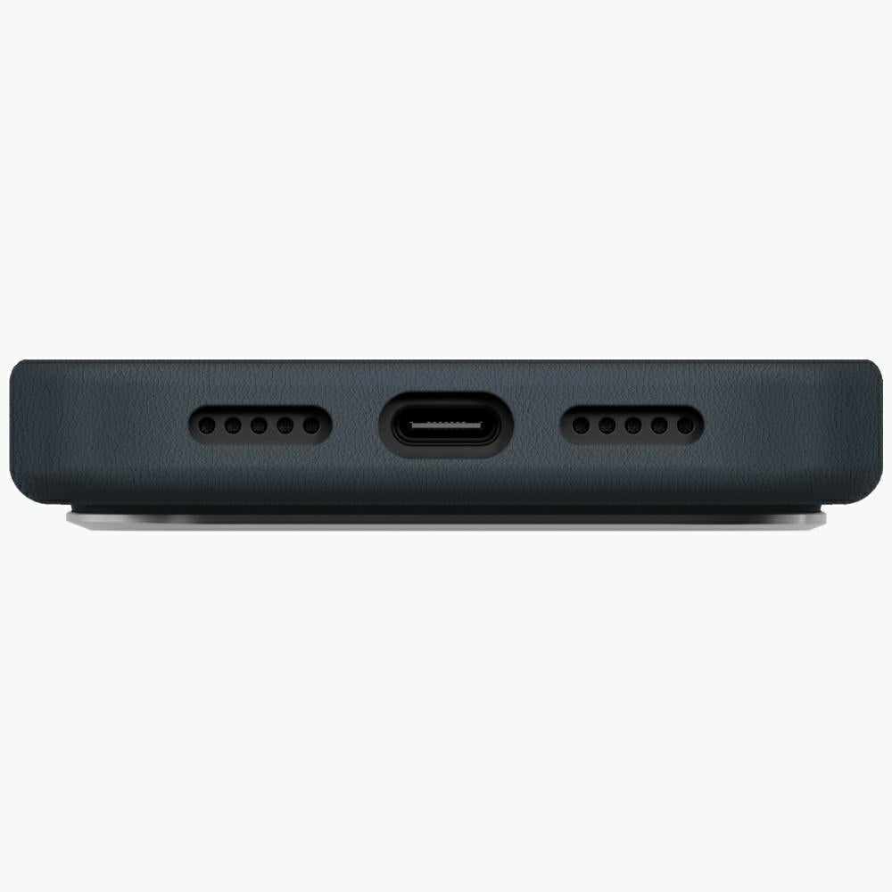 Uniq iPhone 17 Pro - Lyden MagClick - Σκληρή Θήκη με Επένδυση Συνθετικού Δέρματος και MagSafe - Blue