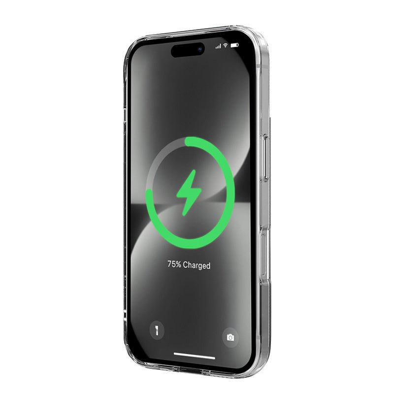 Crong iPhone 16 Clear Mag Cover - Σκληρή Θήκη με Πλαίσιο Σιλικόνης και MagSafe - Clear