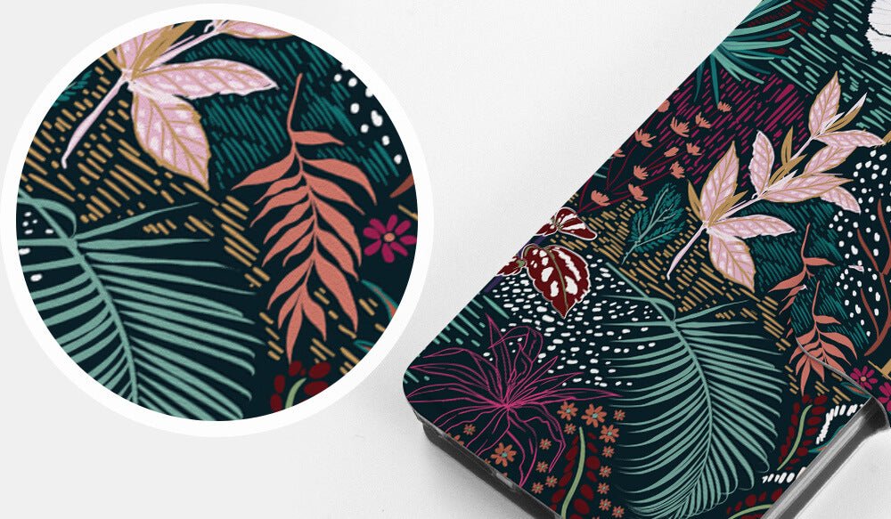 Mobiwear iPhone 12 Pro Max Θήκη Βιβλίο Slim Flip - Design Dark Floral - VP13S