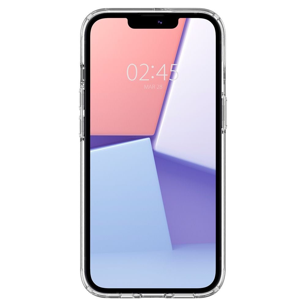Spigen iPhone 13 Ultra Hybrid Mag Σκληρή Θήκη με Πλαίσιο Σιλικόνης Και MagSafe - White / Clear