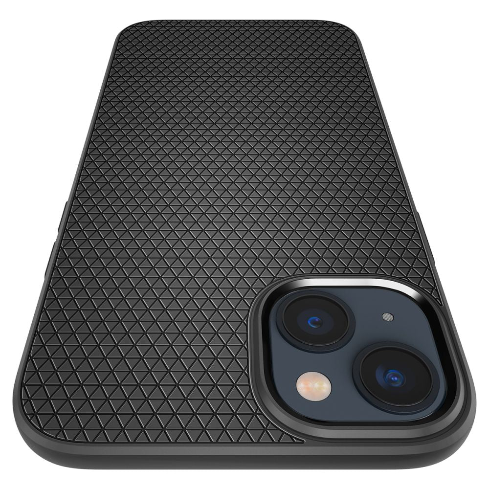 Spigen iPhone 14 Plus / iPhone 15 Plus Liquid Air Θήκη Σιλικόνης - Matte Black