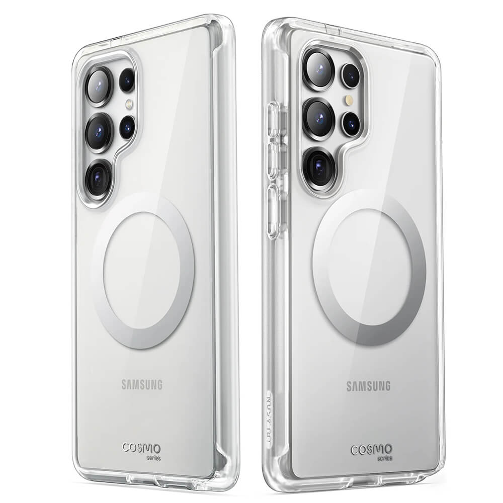 i - Blason Samsung Galaxy S25 Ultra Cosmo Mag Σκληρή Θήκη με Προστασία Οθόνης και Magsafe - Διάφανη