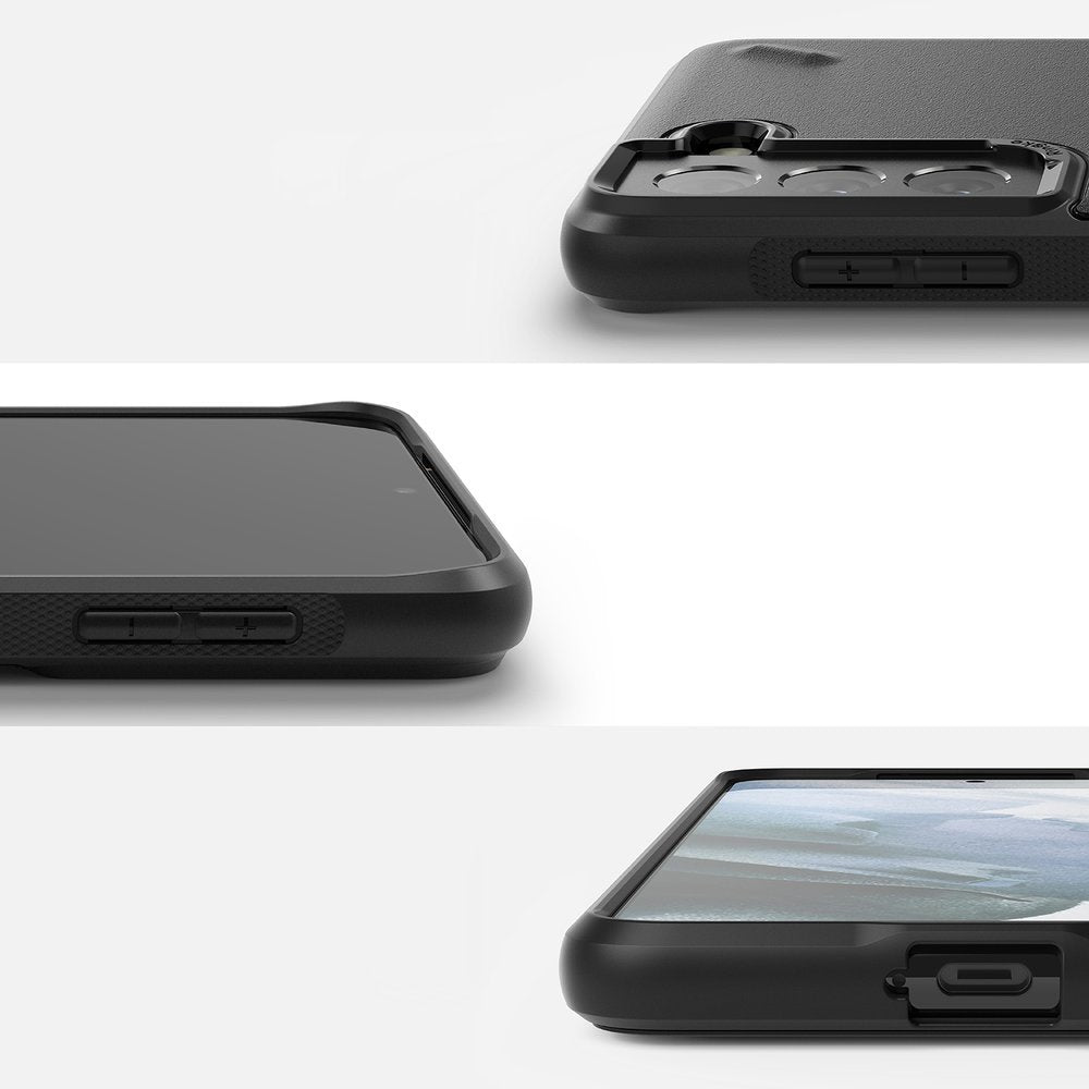 Ringke Samsung Galaxy S21 Plus Onyx Durable TPU Case Θήκη Σιλικόνης - Design X - Black
