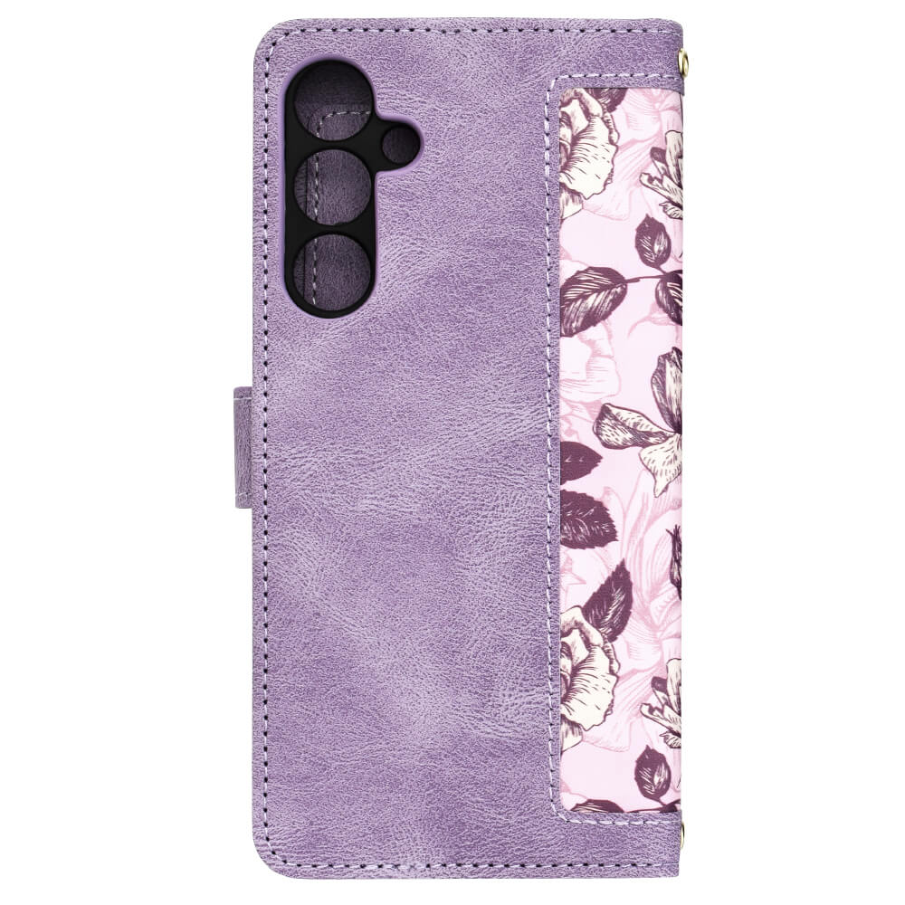 Techsuit Samsung Galaxy A55 5G - FlipCraft - Θήκη Πορτοφόλι από Δερματίνη - Mysterious Purple