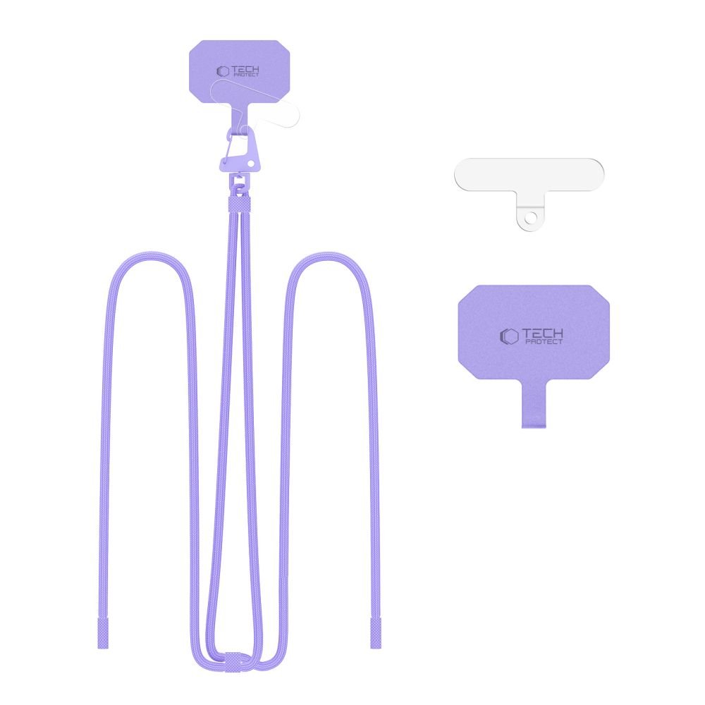 Tech - Protect C5S Rope CrossBody Strap - Universal Λουράκι για Θήκη Κινητού - Lavender