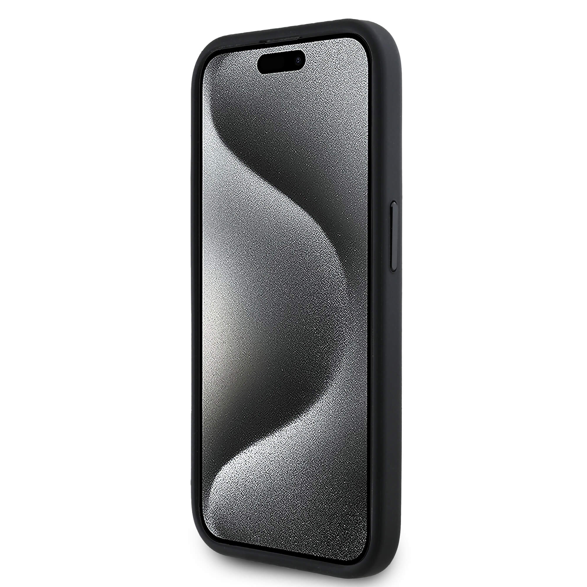 Red Bull iPhone 15 Pro - Leather Red Ring - MagSafe Σκληρή Θήκη με Επένδυση Συνθετικού Δέρματος και Πλαίσιο Σιλικόνης - Navy - RBHMP15L24PUILVR