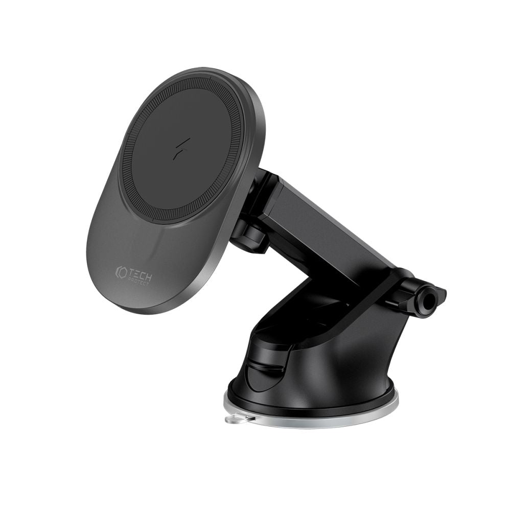Tech - Protect MM15W - V1 Μαγνητική Βάση για το Ταμπλό και τον Αεραγωγό του Αυτοκινήτου με Ασύρματη Φόρτιση MagSafe 15W - Black