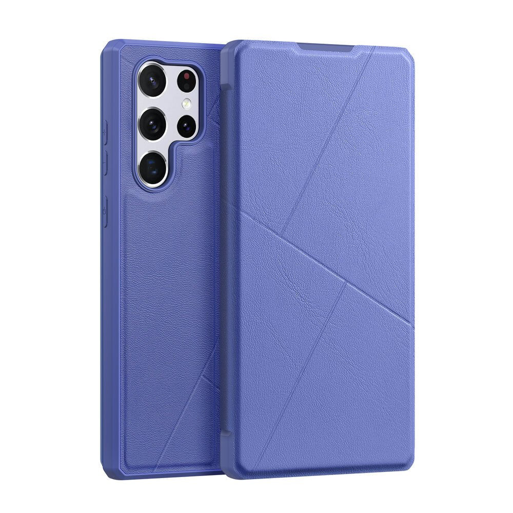 Dux Ducis Samsung Galaxy S22 Ultra Skin X Flip Stand Case Θήκη Βιβλίο - Blue