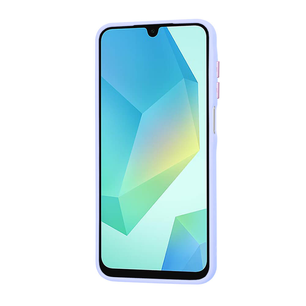 Techsuit Samsung Galaxy A16 4G / A16 5G - HaloFrost Series - Σκληρή Θήκη με Πλαίσιο Σιλικόνης - Light Purple
