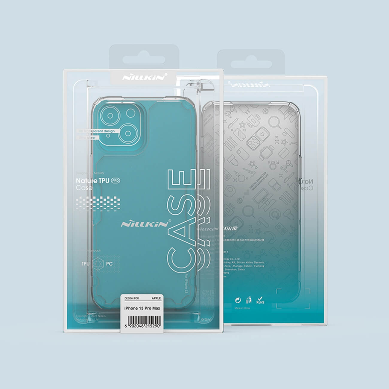 Nillkin iPhone 13 Pro Max Nature Pro - Σκληρή Θήκη με Πλαίσιο Σιλικόνης - Διάφανη