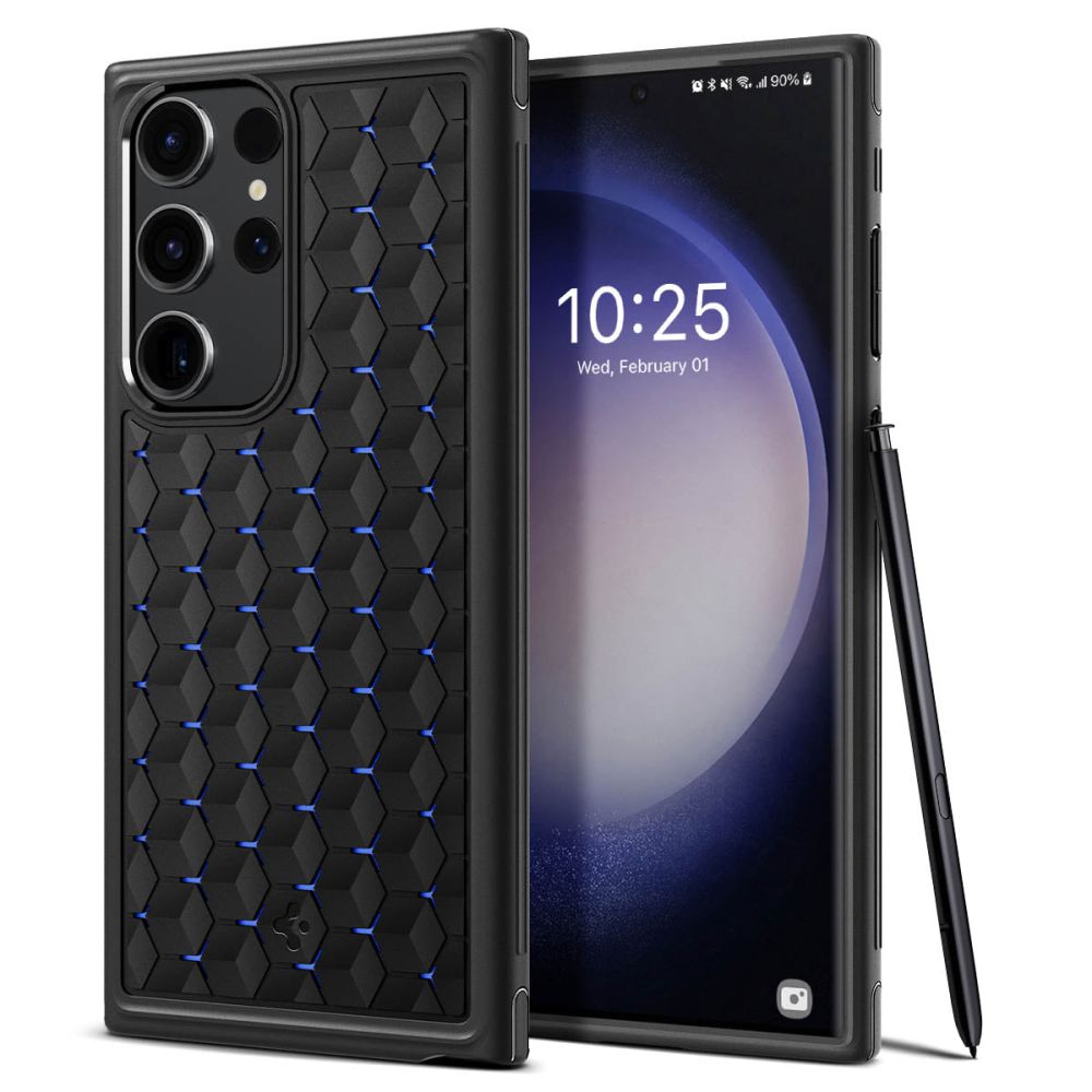 Spigen Samsung Galaxy S23 Ultra - Cryo Armor Θήκη Υψηλής Προστασίας - Matte Black