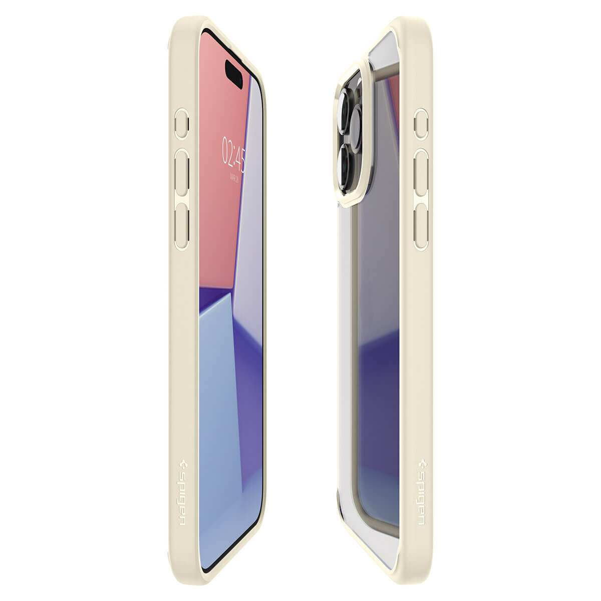 Spigen iPhone 15 Pro Max Ultra Hybrid Σκληρή Θήκη με Πλαίσιο Σιλικόνης - Mute Beige