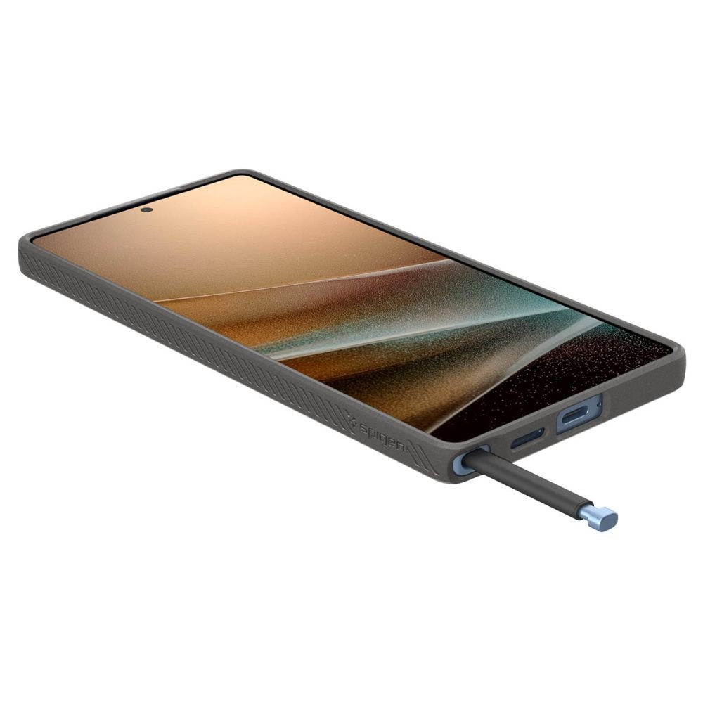 Spigen Samsung Galaxy S25 Ultra Liquid Air Θήκη Σιλικόνης - Marble Grey