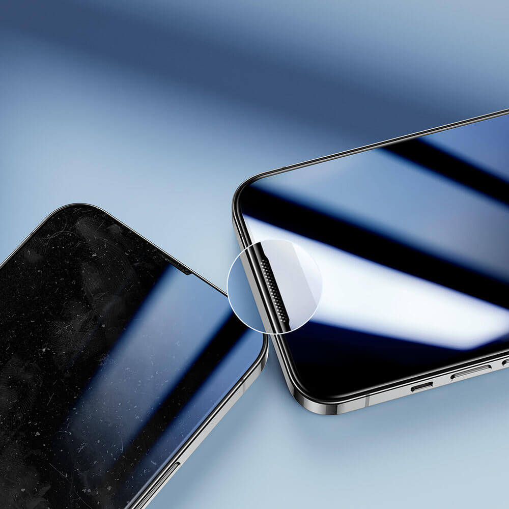 Joyroom iPhone 14 Pro Knight Series 2.5D 9H Full Screen Tempered Glass Αντιχαρακτικό Γυαλί Οθόνης - Black - JR - H02