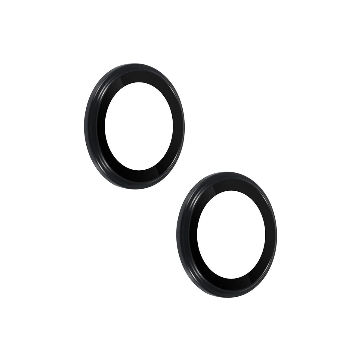 Tuniq iPhone 15 / iPhone 15 Plus - Προστασία Κάμερας - Αντιχαρακτικό Γυαλί - Διάφανο / Μαύρο