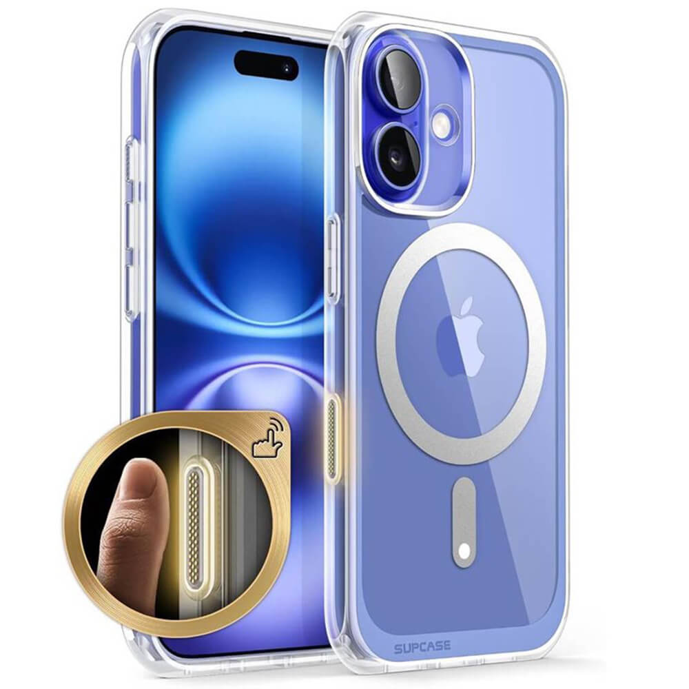 Supcase iPhone 16 - Unicorn Beetle MagStand MagSafe Σκληρή Θήκη - Διάφανη